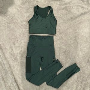 Fabletics XXS Green Set